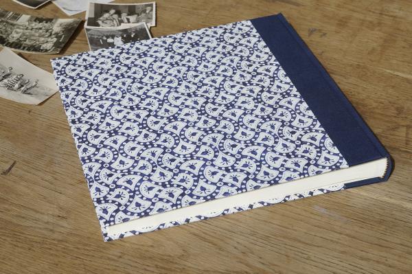 Fotoalbum mit Einband aus italienischem Buntpapier handmade in Germany